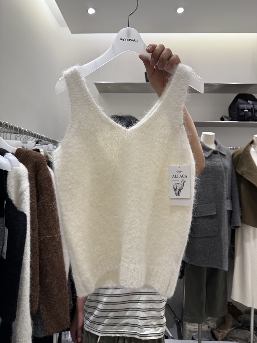 WOOD SAGE東大門直郵女士新款真品時尚推薦休閑吊帶背心WOOD SAGE吊帶/背心圖色4