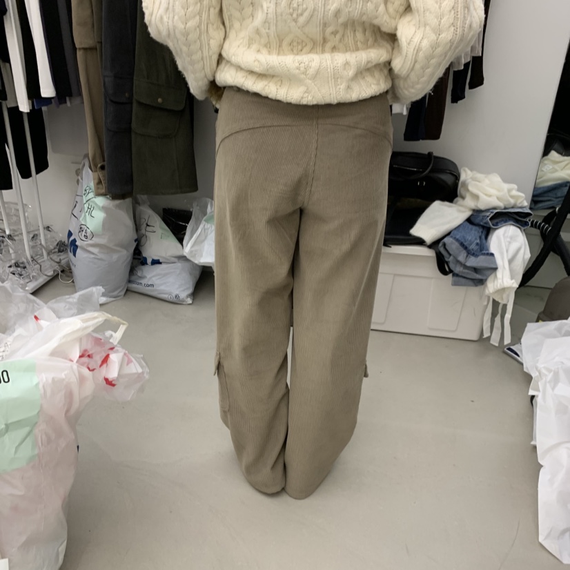 PADO東大門代購女裝新品真品熱賣推薦時尚休閑休閑褲口袋PADO休閑褲