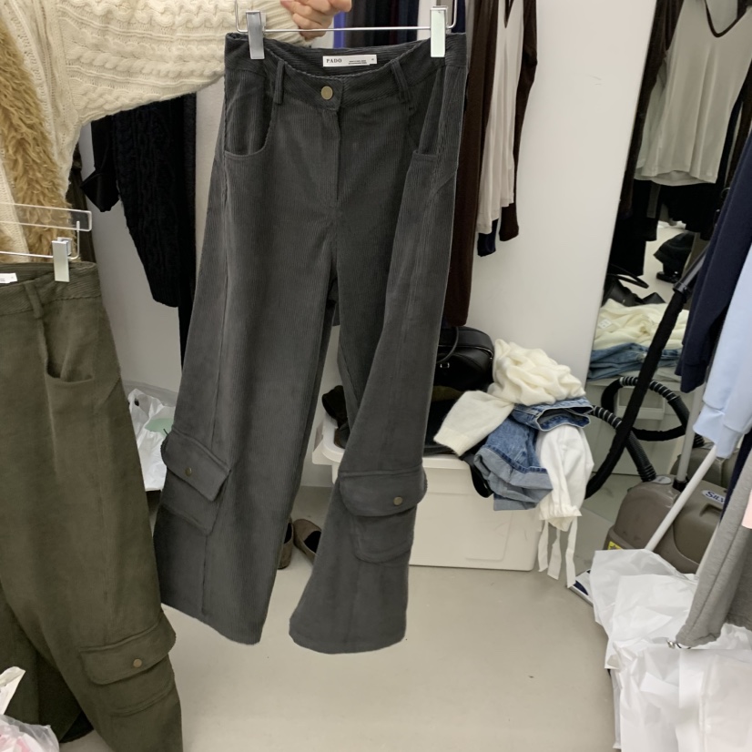 PADO東大門代購女裝新品真品熱賣推薦時尚休閑休閑褲口袋PADO休閑褲圖色2