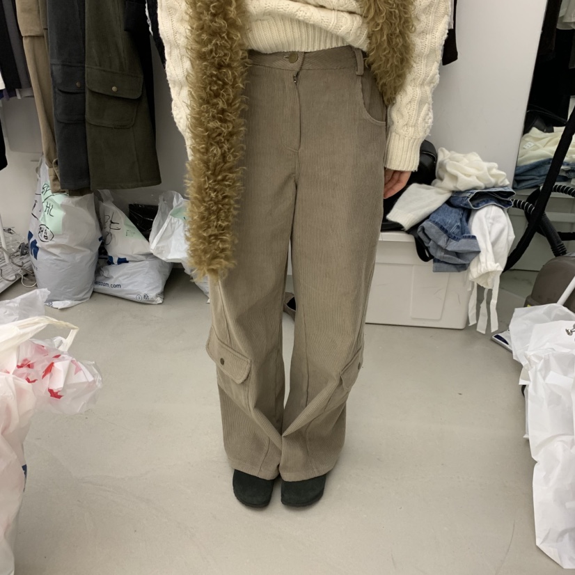 PADO東大門代購女裝新品真品熱賣推薦時尚休閑休閑褲口袋PADO休閑褲圖色3