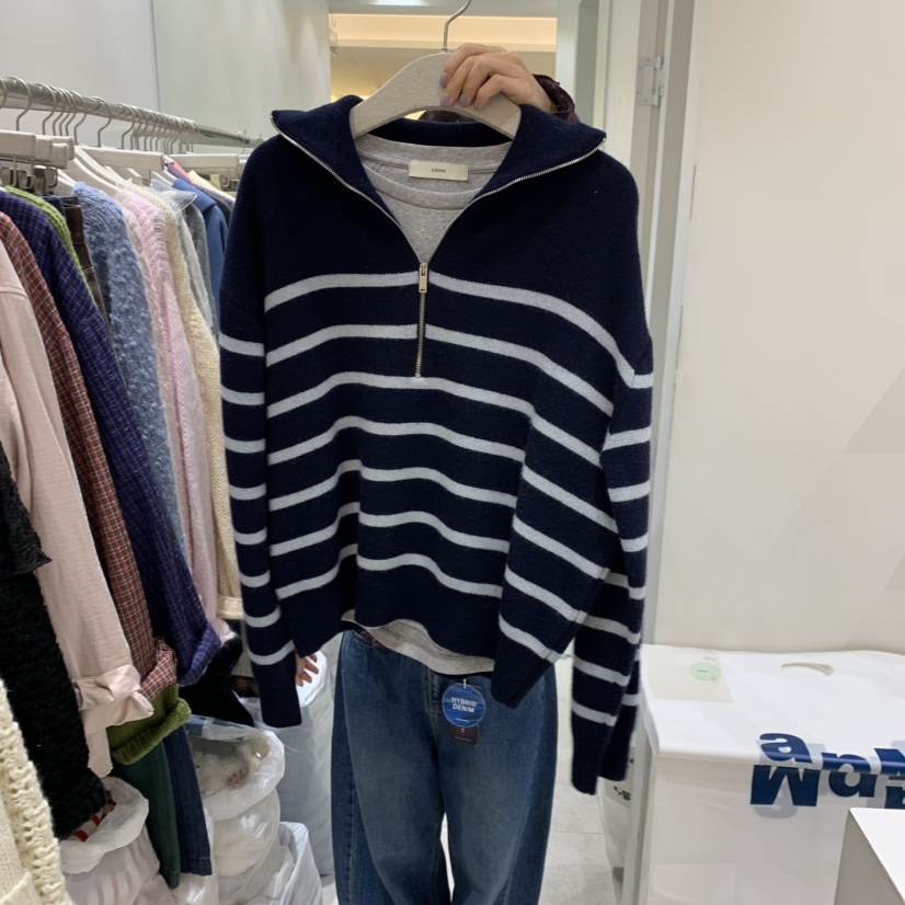 ASOME韓國直郵女士新品熱賣時尚休閑真品人氣推薦針織衫A.SOME針織衫圖色2
