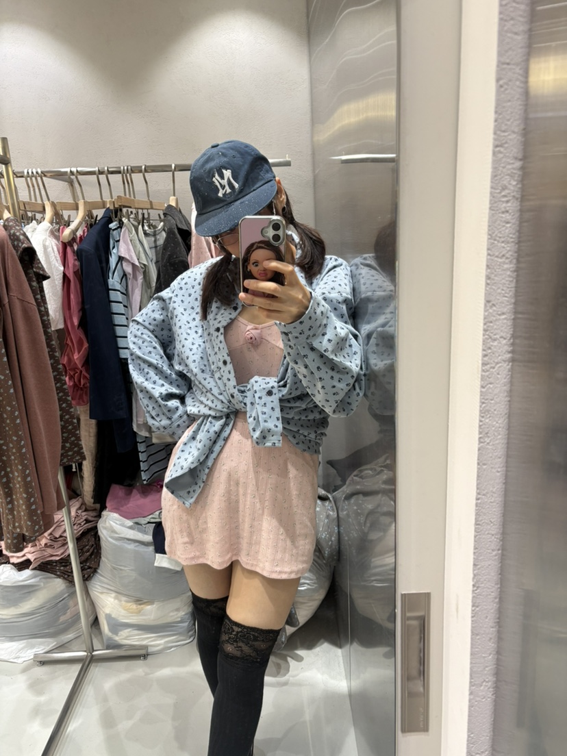 PLATFORM-L韓國直郵女裝新款人氣真品推薦襯衫蕾絲衫燈芯絨PLATFORM-L襯衫/蕾絲衫