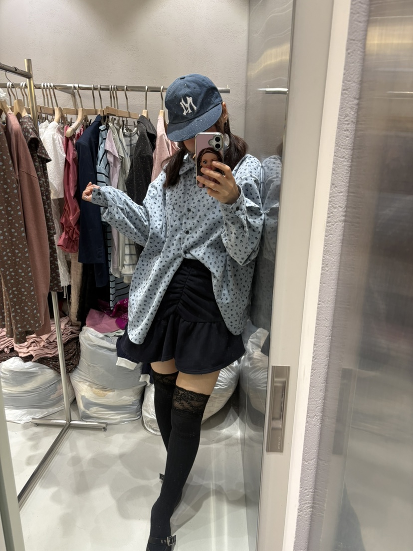 PLATFORM-L韓國直郵女裝新款人氣真品推薦襯衫蕾絲衫燈芯絨PLATFORM-L襯衫/蕾絲衫