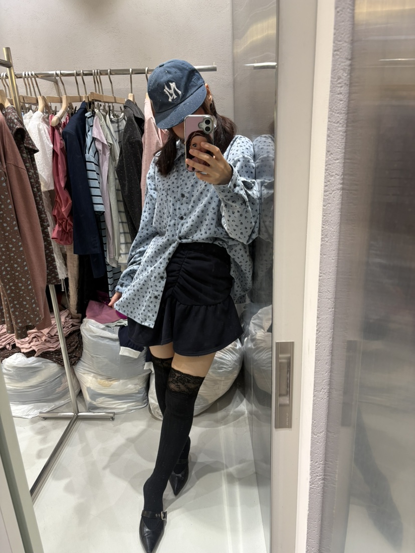 PLATFORM-L韓國直郵女裝新款人氣真品推薦襯衫蕾絲衫燈芯絨PLATFORM-L襯衫/蕾絲衫