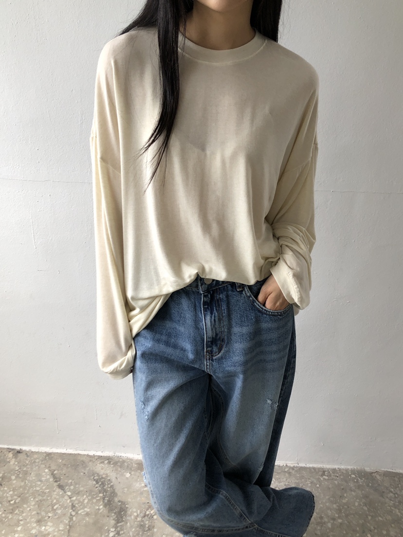 NUTPLAN韓國直郵女裝新款推薦休閑熱賣真品時尚人氣長袖T恤NUTPLAN長袖T恤