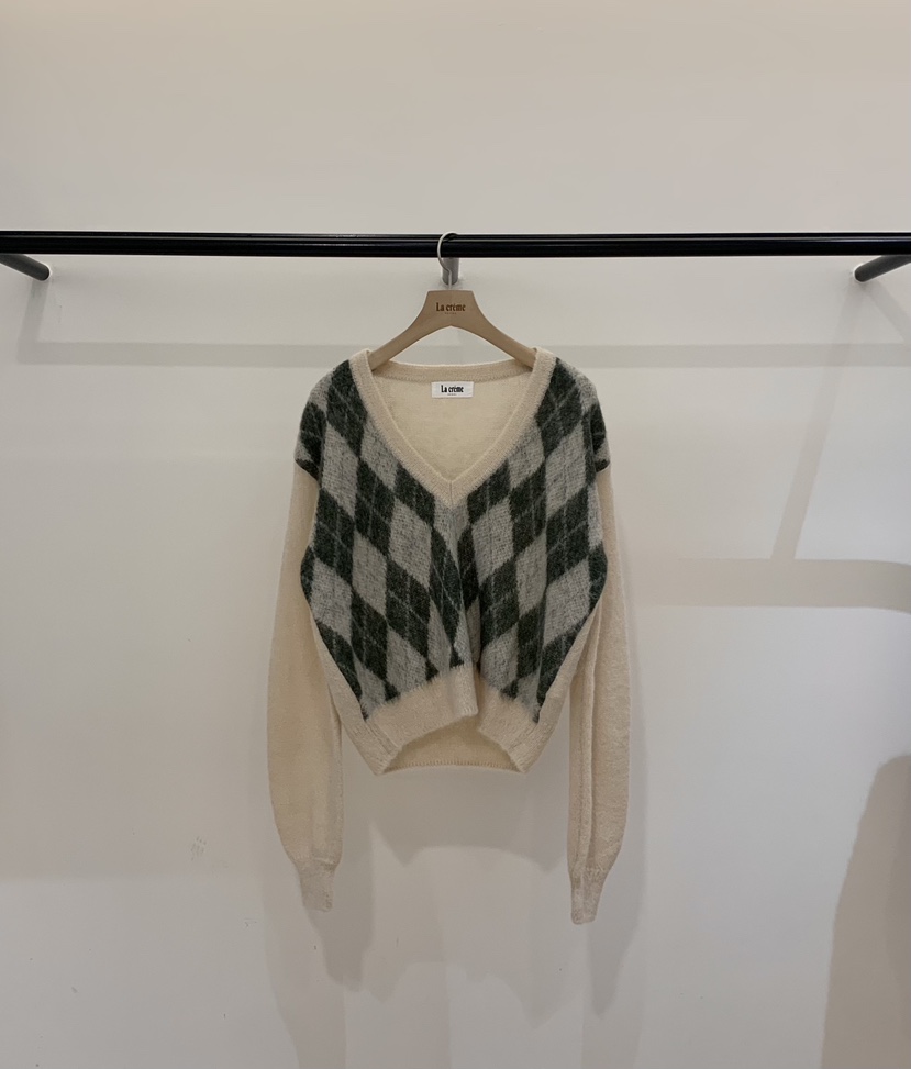 LA CREME東大門代購女裝新品熱賣真品時尚推薦人氣針織衫LA CREME針織衫圖色1