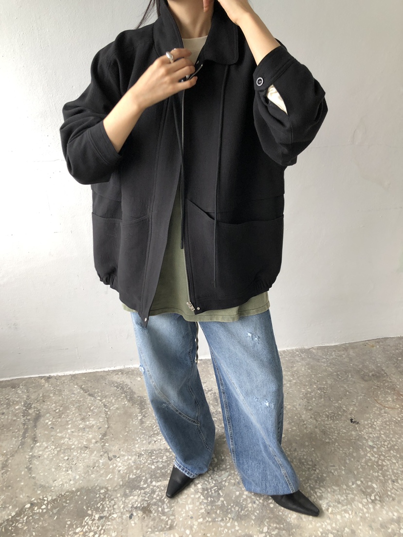 NUTPLAN東大門實拍女士新款推薦人氣時尚休閑熱賣夾克高領NUTPLAN夾克