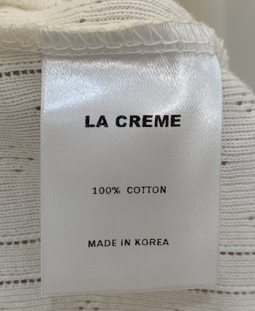 LA CREME韓國直郵女士新品時尚休閑熱賣人氣推薦針織衫V領LA CREME針織衫