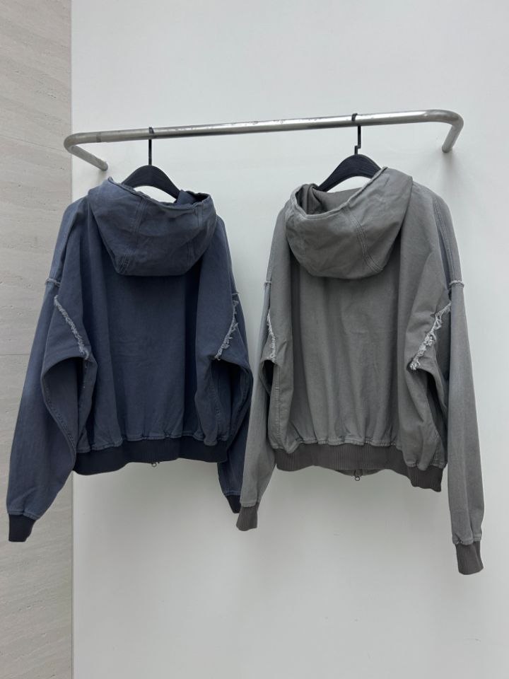 HESTORY東大門實拍女裝新品熱賣休閑夾克拉鏈連帽衫男女同款HESTORY夾克