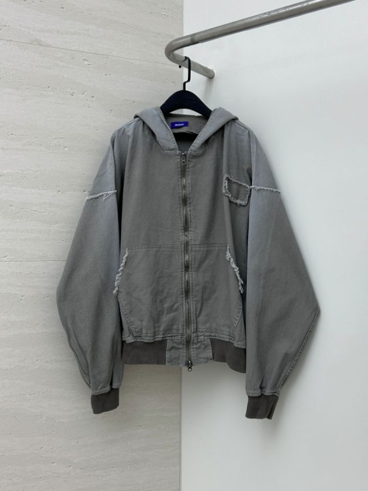 HESTORY東大門實拍女裝新品熱賣休閑夾克拉鏈連帽衫男女同款HESTORY夾克圖色2