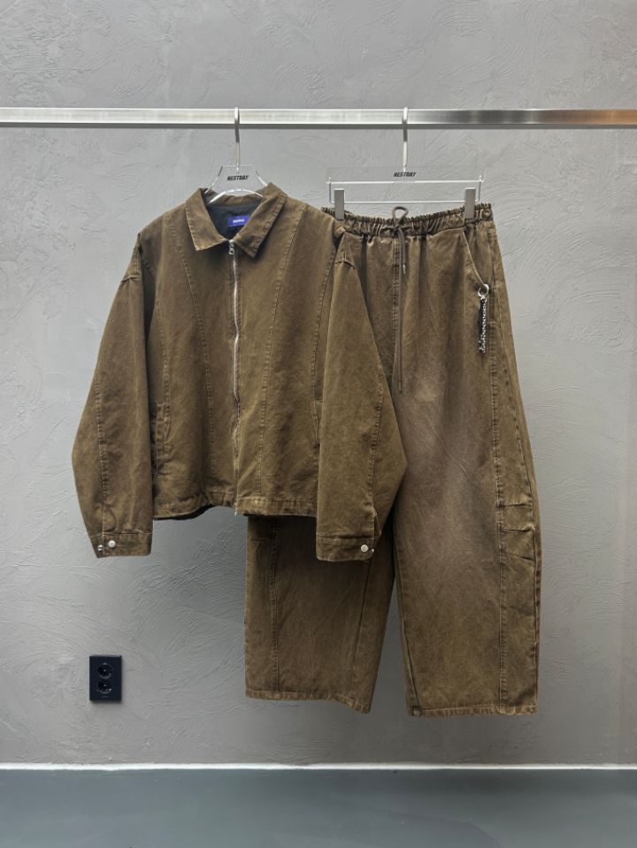 HESTORY韓國代購女裝新款熱賣真品時尚休閑推薦套裝男女同款HESTORY套裝圖色2
