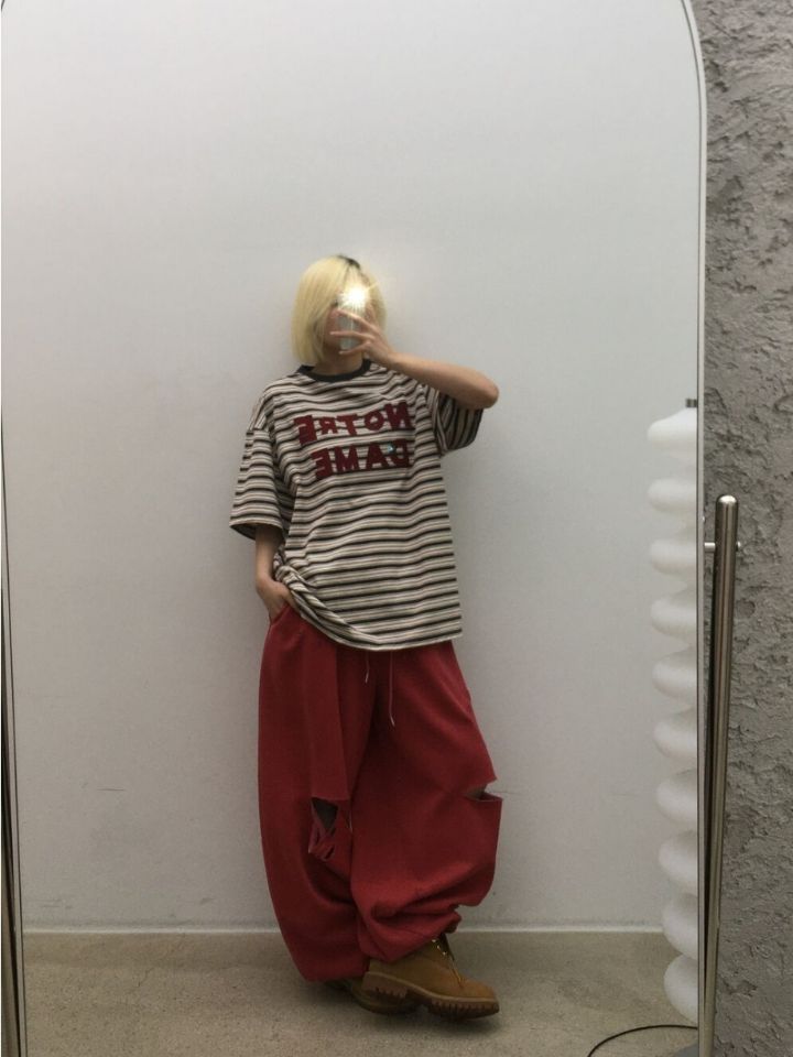 HESTORY韓國代購女士新款時尚推薦熱賣休閑褲男女同款復古HESTORY休閑褲