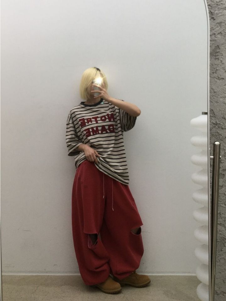HESTORY韓國代購女士新款時尚推薦熱賣休閑褲男女同款復古HESTORY休閑褲