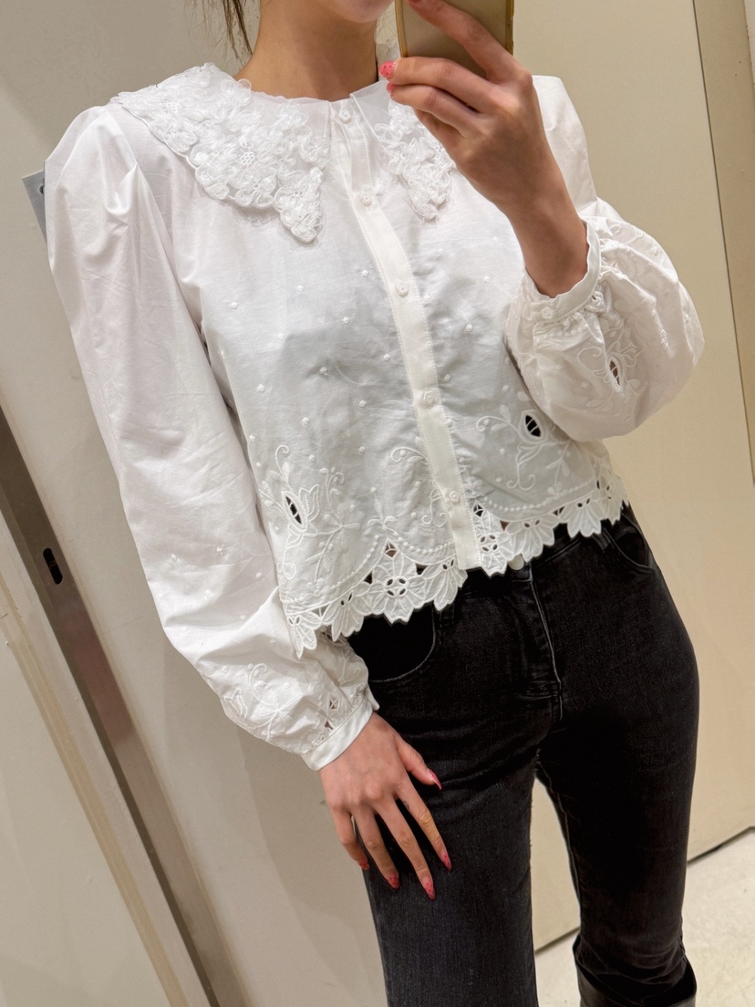 81 MARKET-L東大門直郵女士新品休閑熱賣時尚襯衫蕾絲衫81 MARKET-L襯衫/蕾絲衫