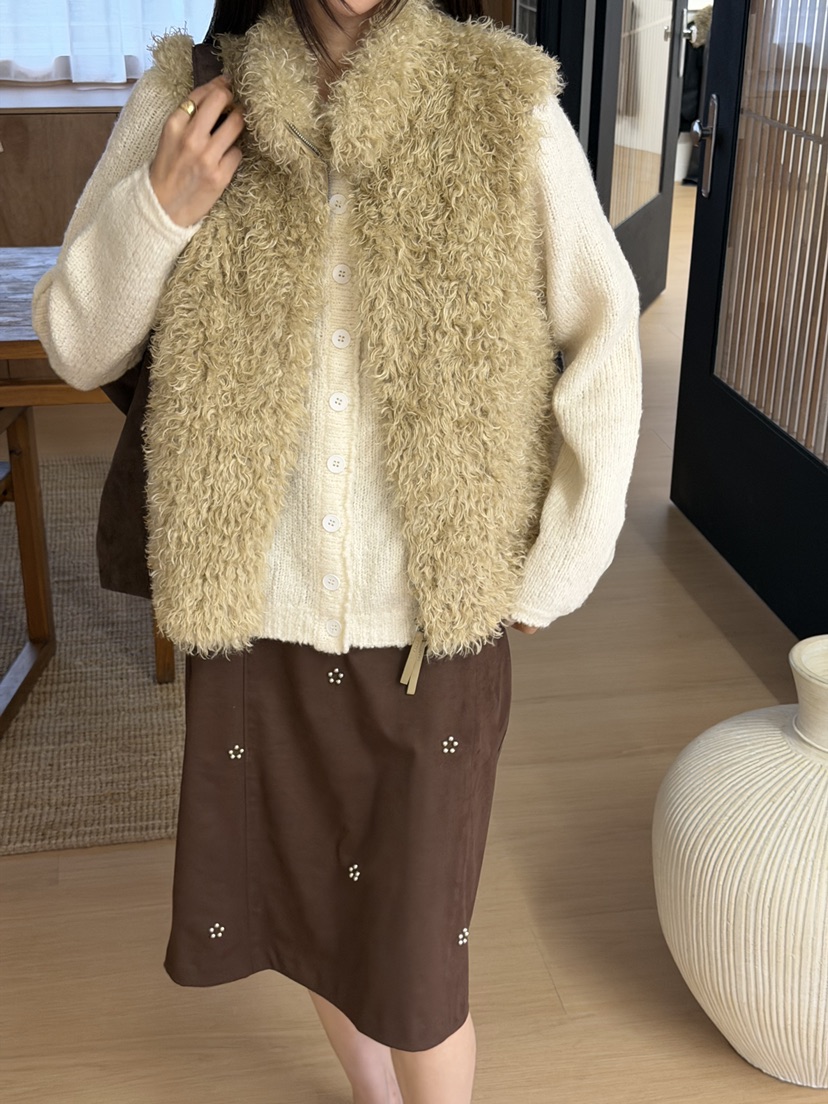 RIVER RAIN東大門代購女士新款真品休閑推薦熱賣馬甲蓬松RIVER RAIN馬甲
