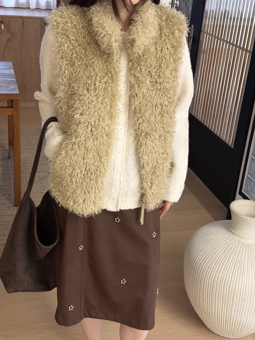 RIVER RAIN東大門代購女士新款真品休閑推薦熱賣馬甲蓬松RIVER RAIN馬甲