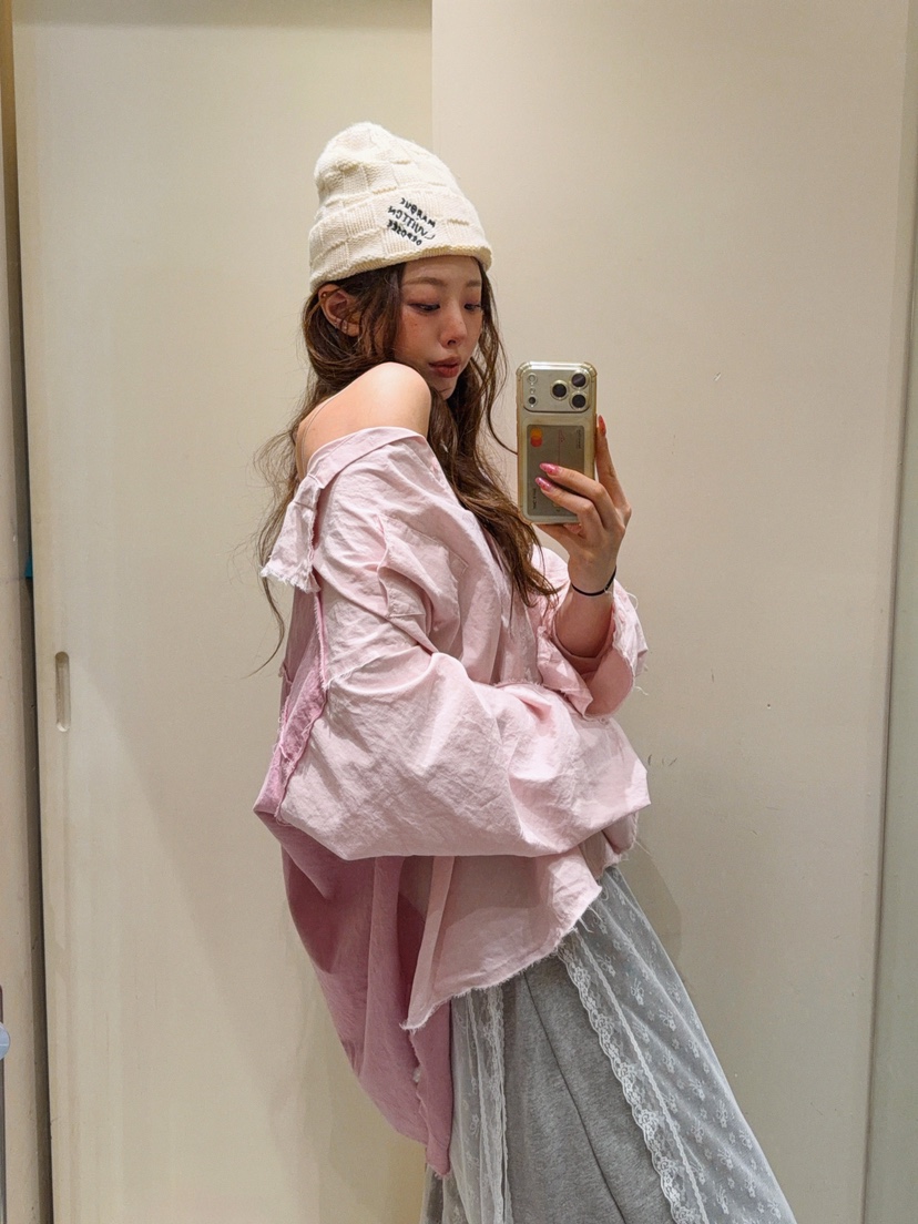 81 MARKET-L韓國直郵女裝新品休閑真品人氣熱賣襯衫蕾絲衫81 MARKET-L襯衫/蕾絲衫