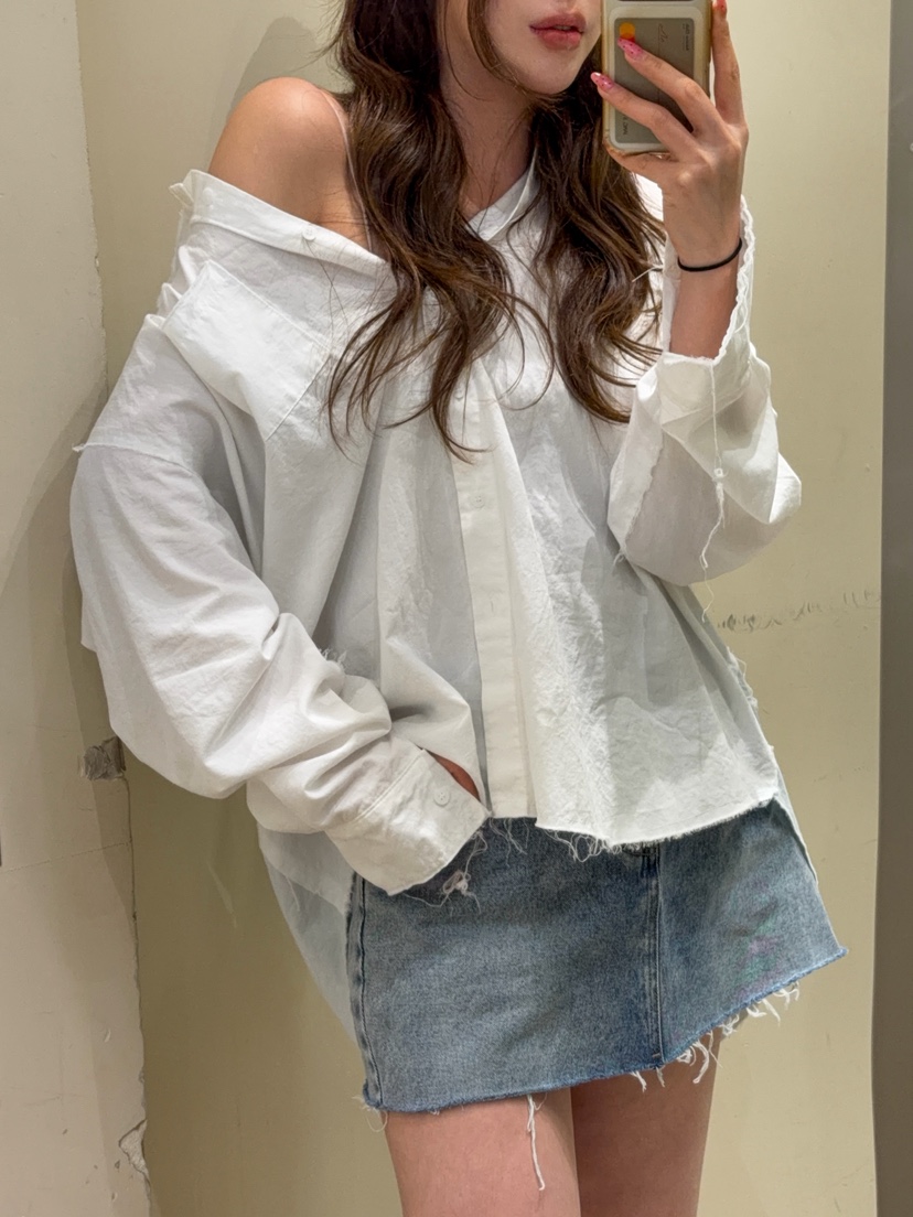 81 MARKET-L韓國直郵女裝新品休閑真品人氣熱賣襯衫蕾絲衫81 MARKET-L襯衫/蕾絲衫