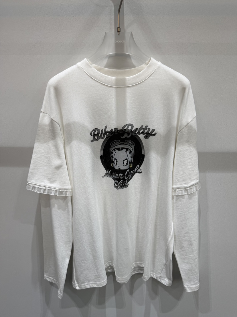 LOOKK/MIMME韓國直郵女士新品人氣推薦真品時尚熱賣長袖T恤LOOKK/MIMME長袖T恤圖色1