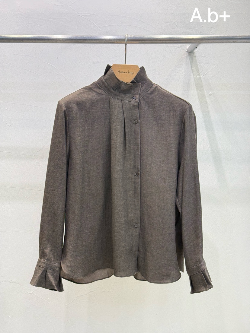 AUTUMN BEIGE東大門直郵女裝新品熱賣休閑推薦襯衫蕾絲衫A.b+/AUTUMN BEIGE襯衫/蕾絲衫圖色1