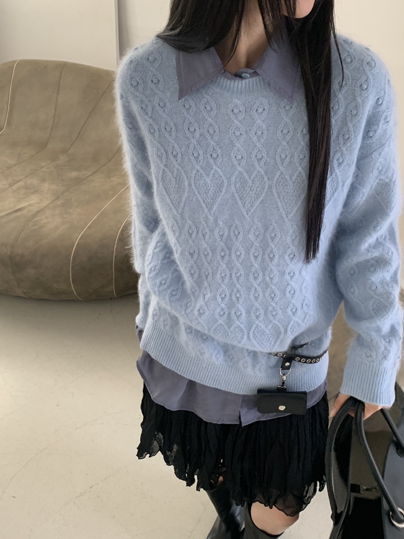 RIVER RAIN東大門直郵女士新款人氣休閑推薦毛衣羊毛針織RIVER RAIN毛衣