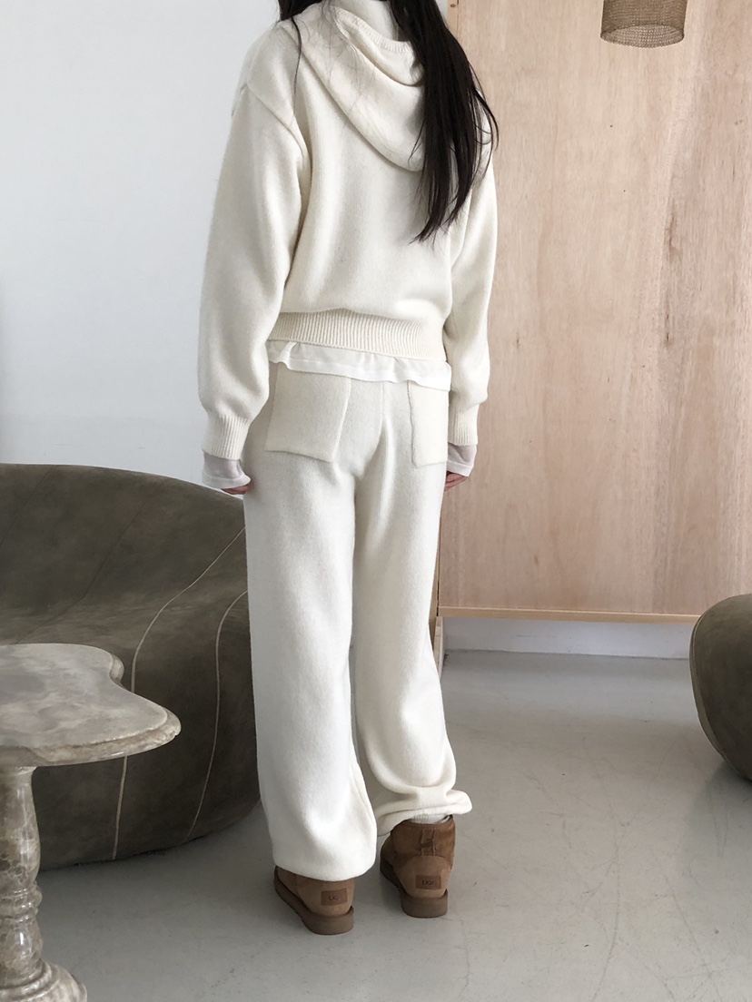 LONG PEAK韓國直郵女士新品推薦人氣真品針織衫拉鏈連帽LONG PEAK針織衫
