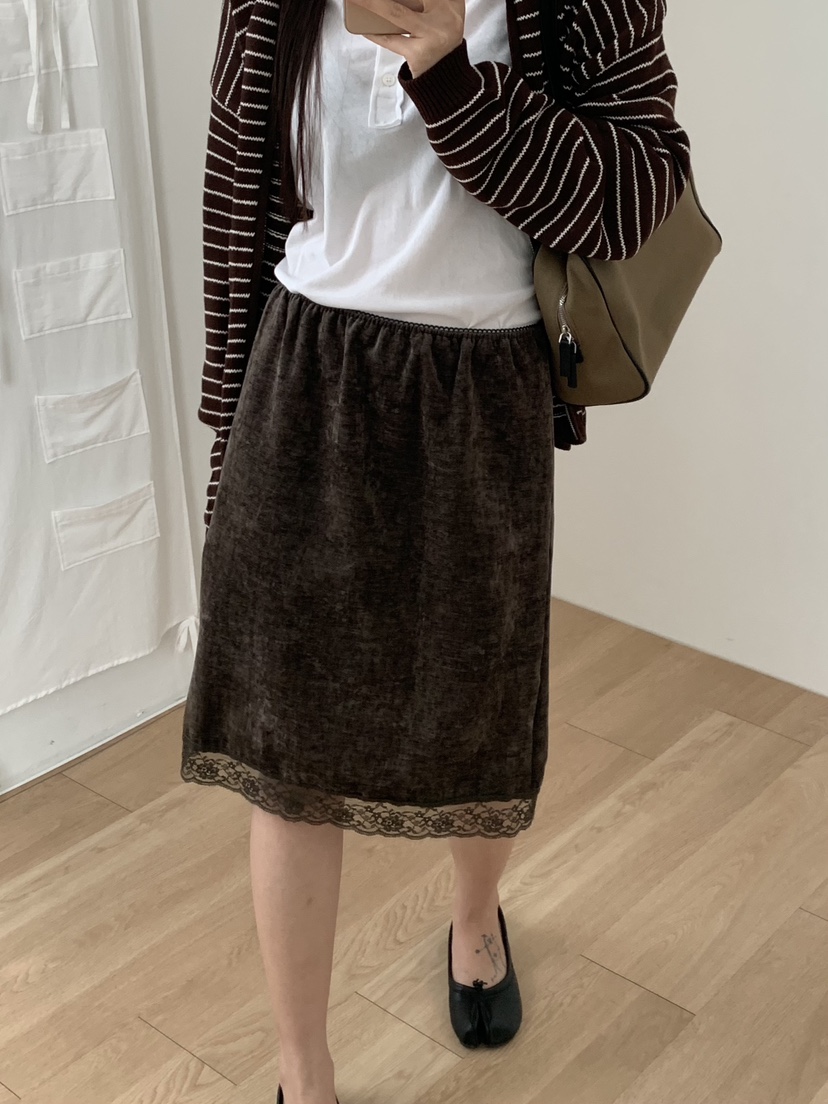 RIVER RAIN韓國直郵女士新品真品推薦人氣休閑半身裙中短裙RIVER RAIN半身裙/中短裙