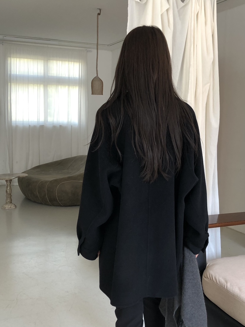 LONG PEAK東大門代購女裝新款真品休閑熱賣短款大衣手工LONG PEAK短款大衣