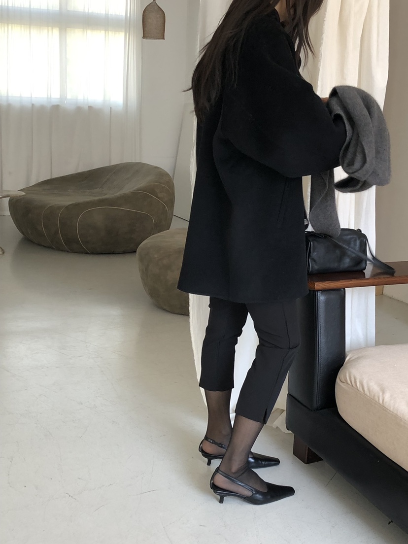LONG PEAK東大門代購女裝新款真品休閑熱賣短款大衣手工LONG PEAK短款大衣