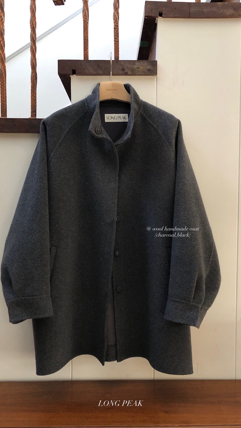 LONG PEAK東大門代購女裝新款真品休閑熱賣短款大衣手工LONG PEAK短款大衣