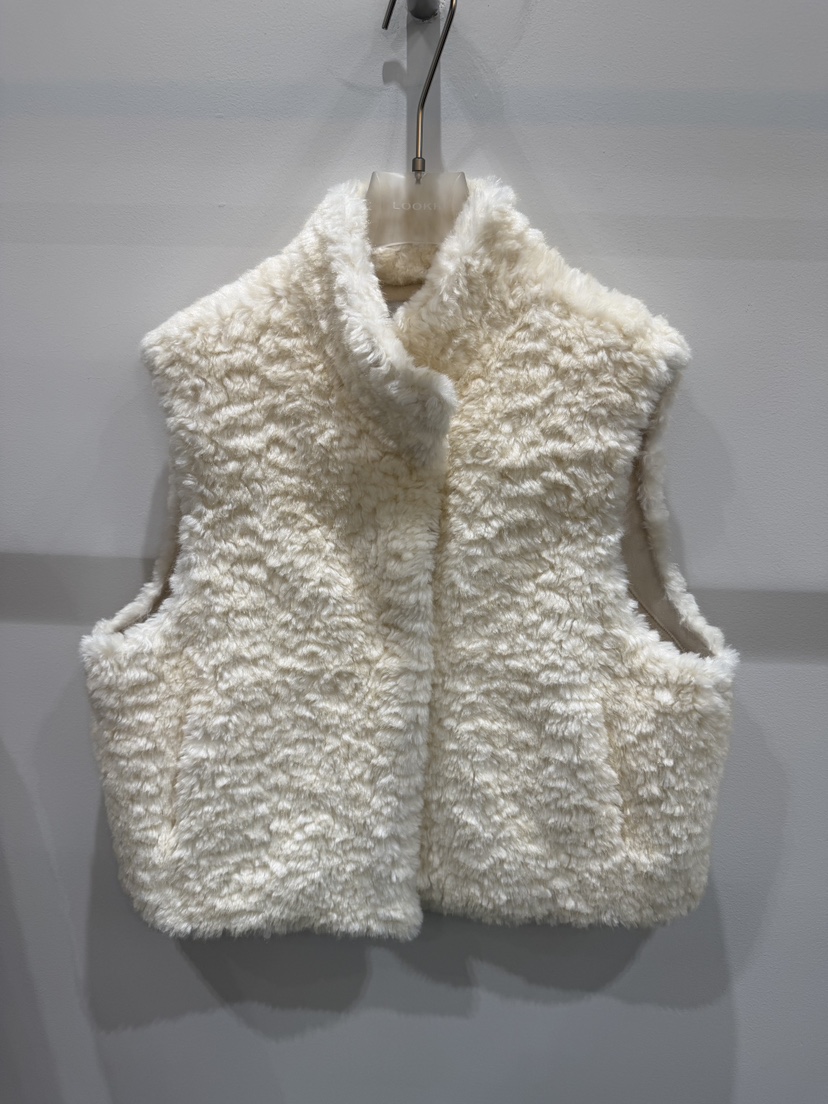 LOOKK/MIMME東大門代購女士新品時尚休閑人氣熱賣馬甲皮草LOOKK/MIMME馬甲圖色1