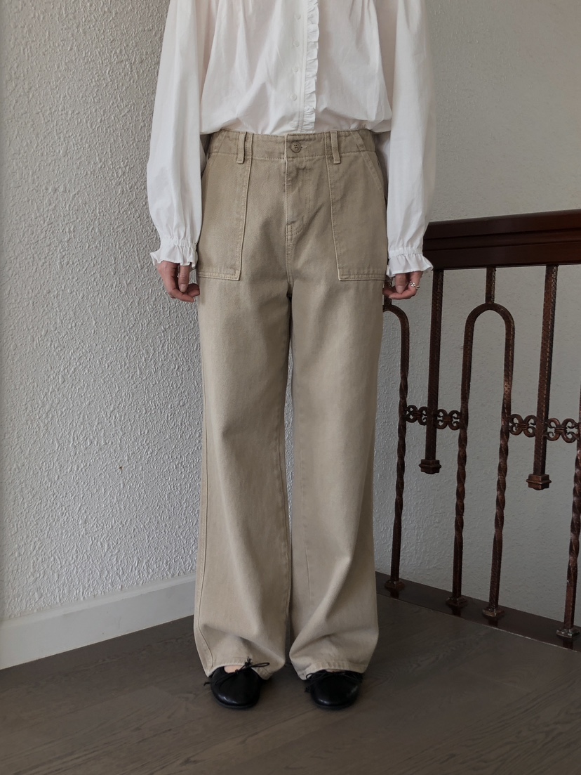 LONG PEAK韓國代購女士新品真品推薦人氣休閑休閑褲染色LONG PEAK休閑褲