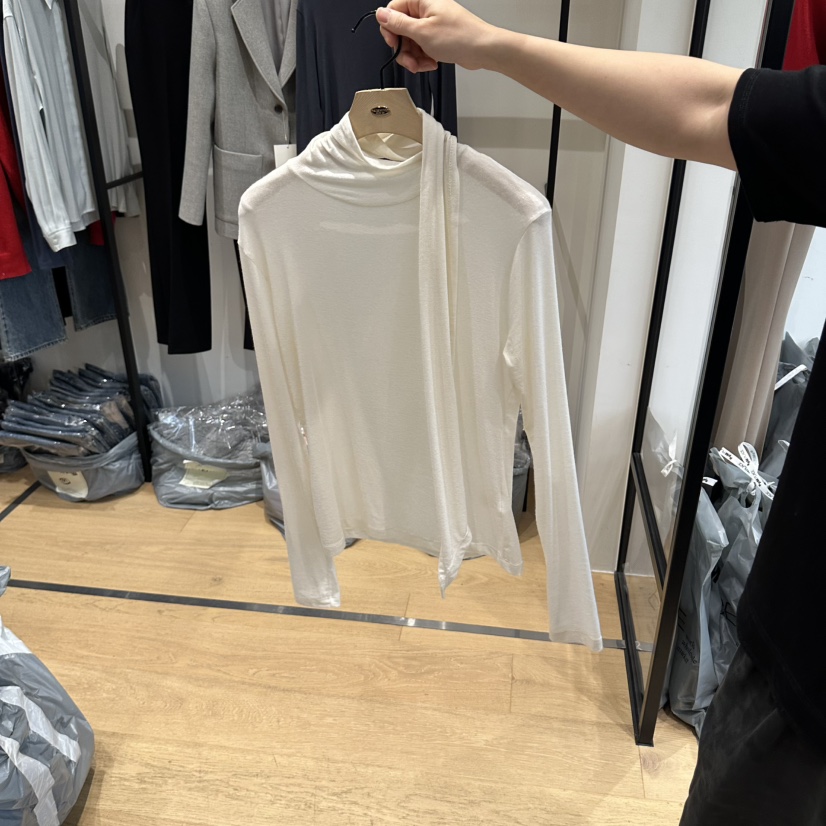 aube nunt東大門代購女裝新品推薦休閑時尚熱賣人氣長袖T恤aube nunt長袖T恤圖色1