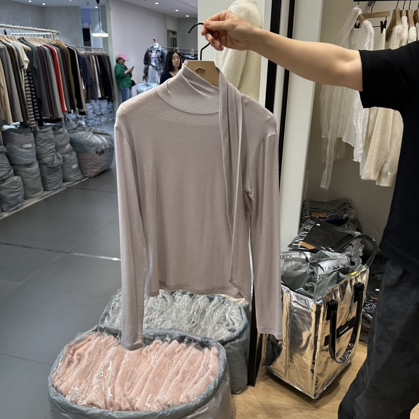 aube nunt東大門代購女裝新品推薦休閑時尚熱賣人氣長袖T恤aube nunt長袖T恤圖色3