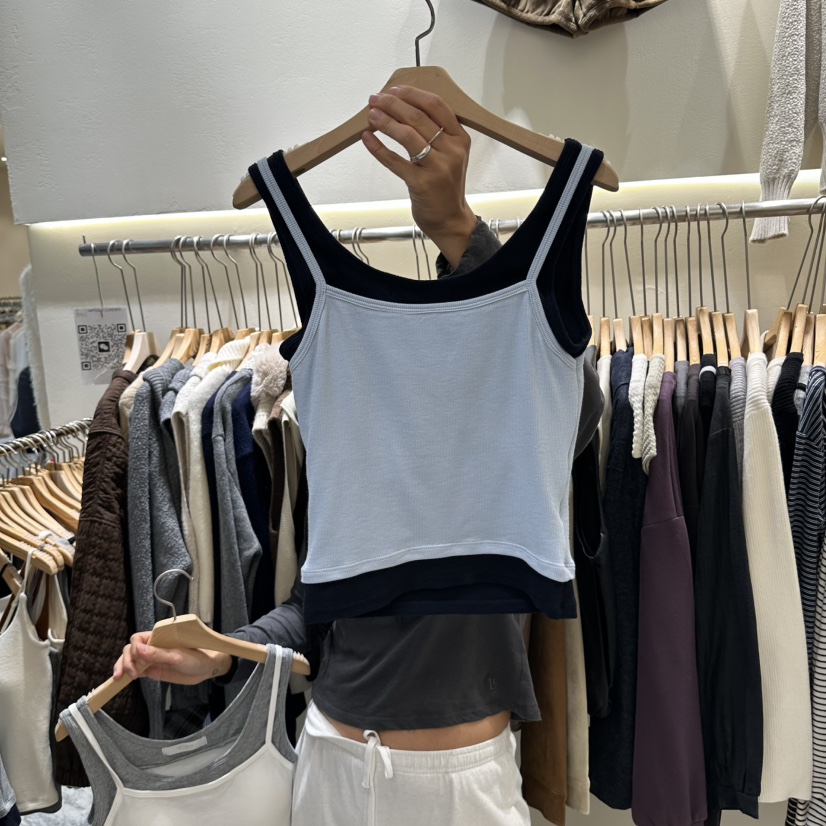 HIP.TIQUE東大門代購女裝新品真品熱賣吊帶背心雙層無袖HIP.TIQUE吊帶/背心