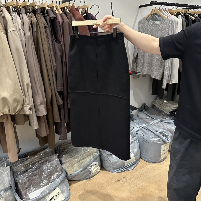 aube nunt東大門實拍女裝新款熱賣人氣真品半身裙中短裙aube nunt半身裙/中短裙圖色3