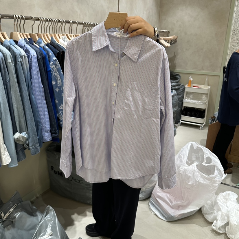 DELI JENNY韓國代購女士新款熱賣推薦休閑時尚襯衫蕾絲衫DELI JENNY襯衫/蕾絲衫圖色1