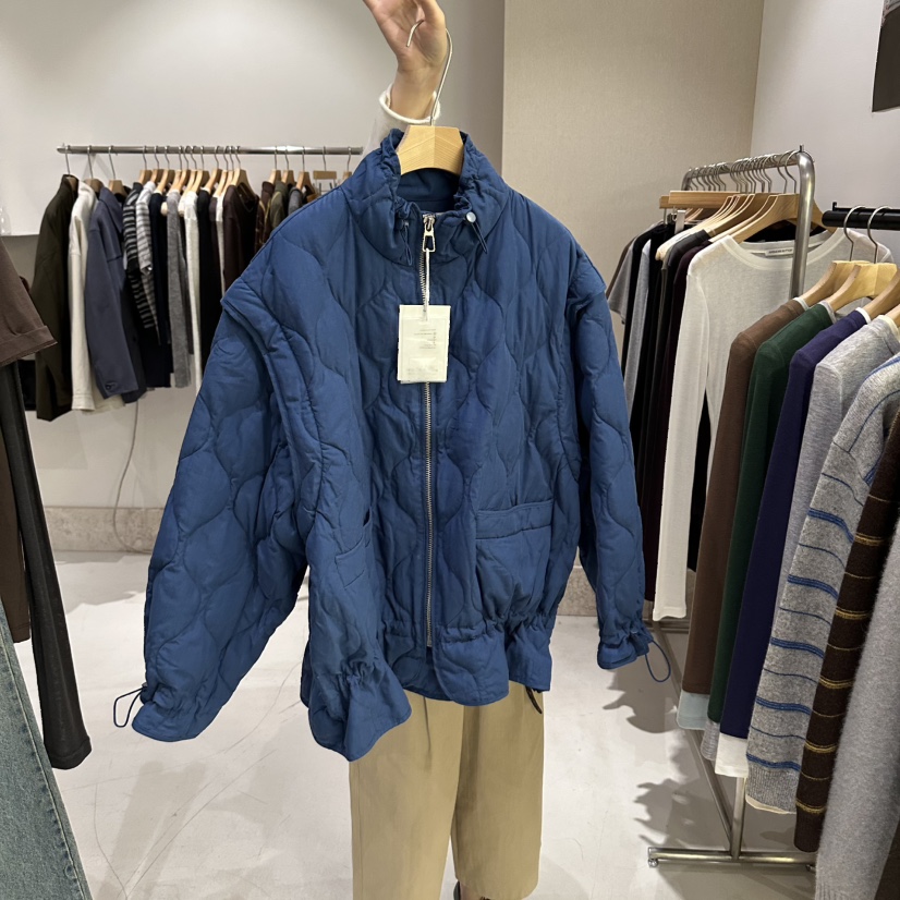 ANDMORE BUTTON韓國直郵女裝新品人氣短款羽絨服可拆卸棉ANDMORE BUTTON短款羽絨服圖色2