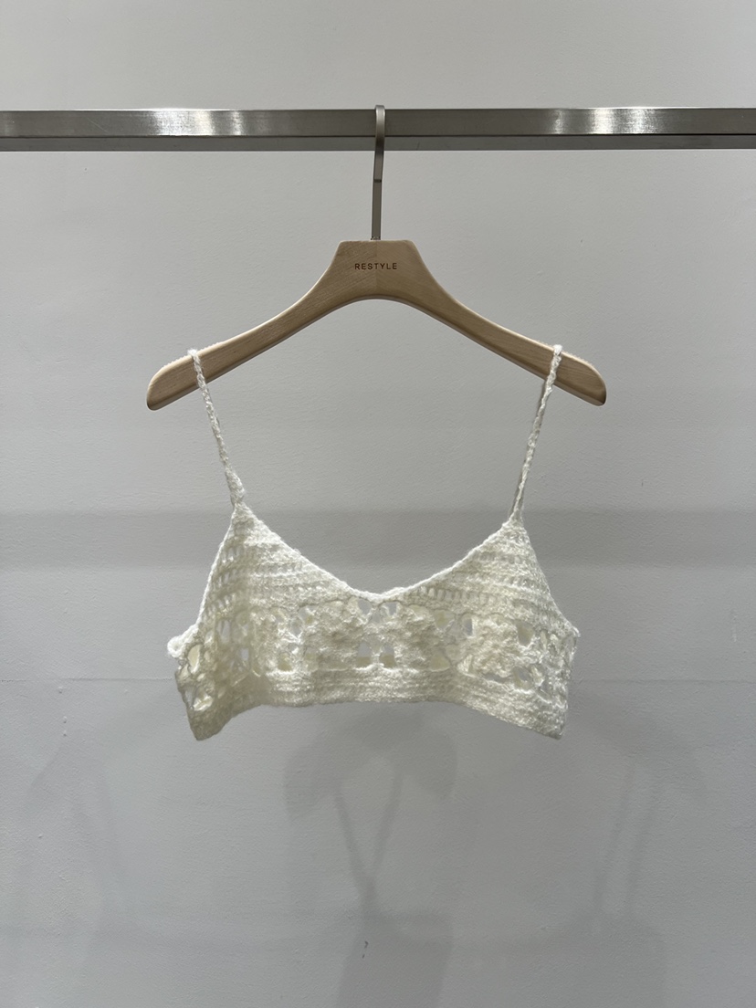 RE STYLE-Q韓國代購女士新品時尚人氣吊帶背心羊毛針織RE STYLE吊帶/背心圖色1
