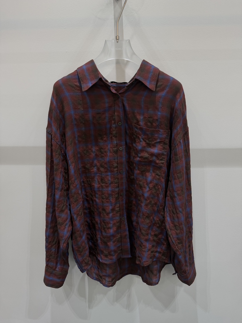 LOOKK/MIMME東大門直郵女裝新品時尚休閑襯衫蕾絲衫口袋LOOKK/MIMME襯衫/蕾絲衫圖色1