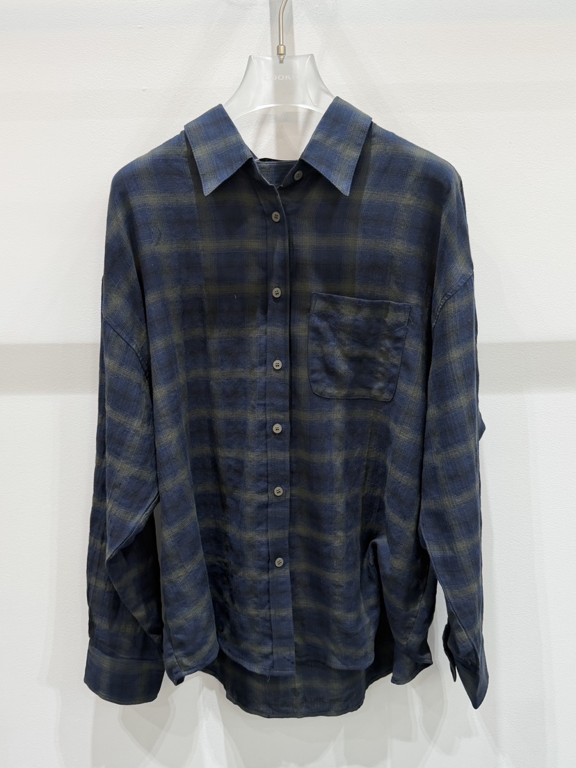 LOOKK/MIMME東大門直郵女裝新品時尚休閑襯衫蕾絲衫口袋LOOKK/MIMME襯衫/蕾絲衫圖色2