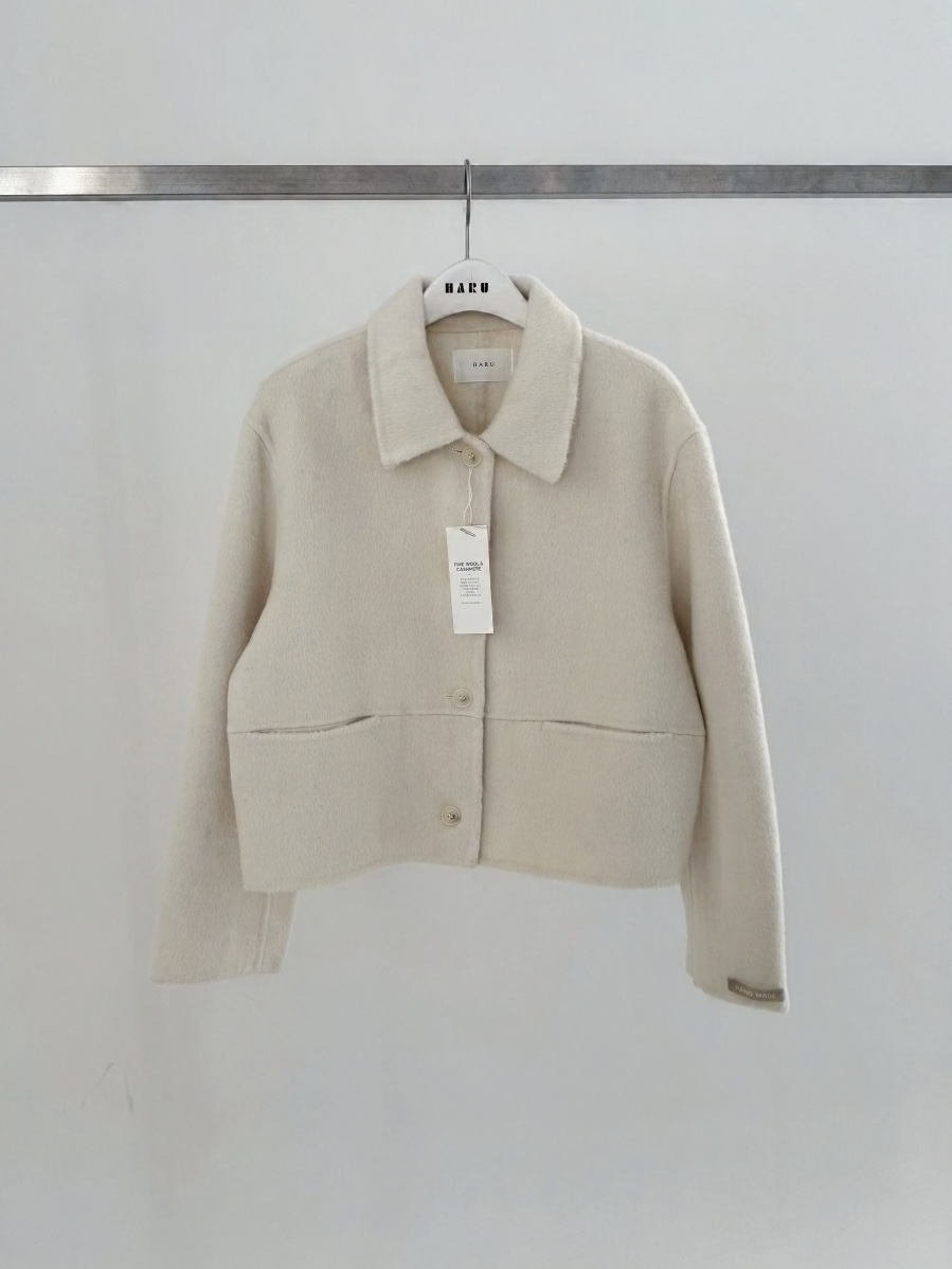 HARU東大門代購女士新品人氣真品推薦休閑熱賣短款大衣手工HARU短款大衣圖色1