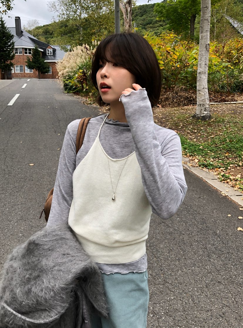 ERUME東大門直郵女裝新品熱賣推薦時尚真品休閑人氣長袖T恤ERUME長袖T恤