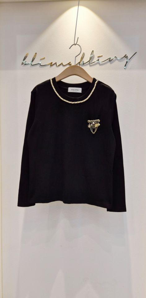 RICO/BLING BLING-S東大門實拍女裝新品休閑人氣長袖T恤RICO/BLING BLING-S長袖T恤圖色2