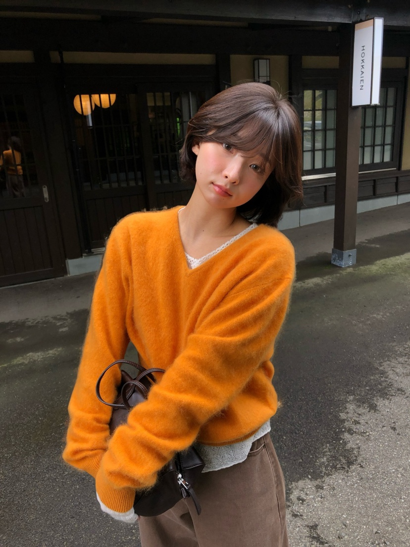 ERUME韓國代購女士新品熱賣推薦時尚真品休閑人氣針織衫ERUME針織衫
