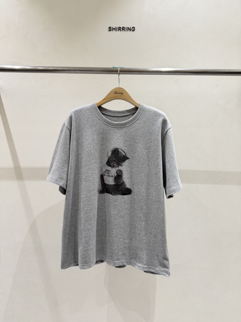 SHIRRING東大門代購女裝新品時尚推薦人氣真品休閑熱賣T恤SHIRRINGT恤圖色1