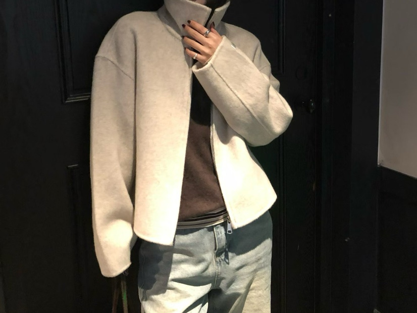 DARLUZ_MI東大門實拍女士新款時尚休閑真品熱賣人氣短款大衣DARLUZ_MI短款大衣