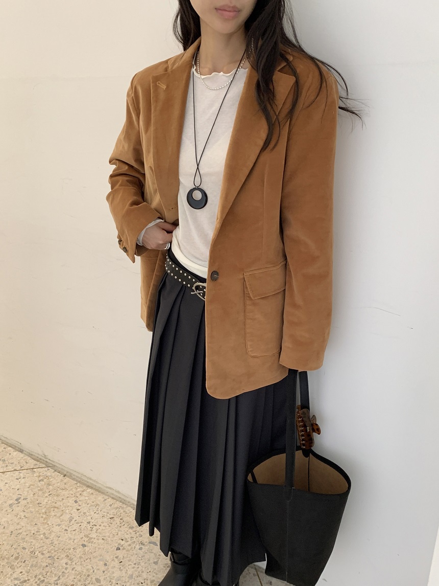 KYEM韓國代購女士新品人氣真品推薦熱賣休閑時尚夾克天鵝絨KYEM夾克