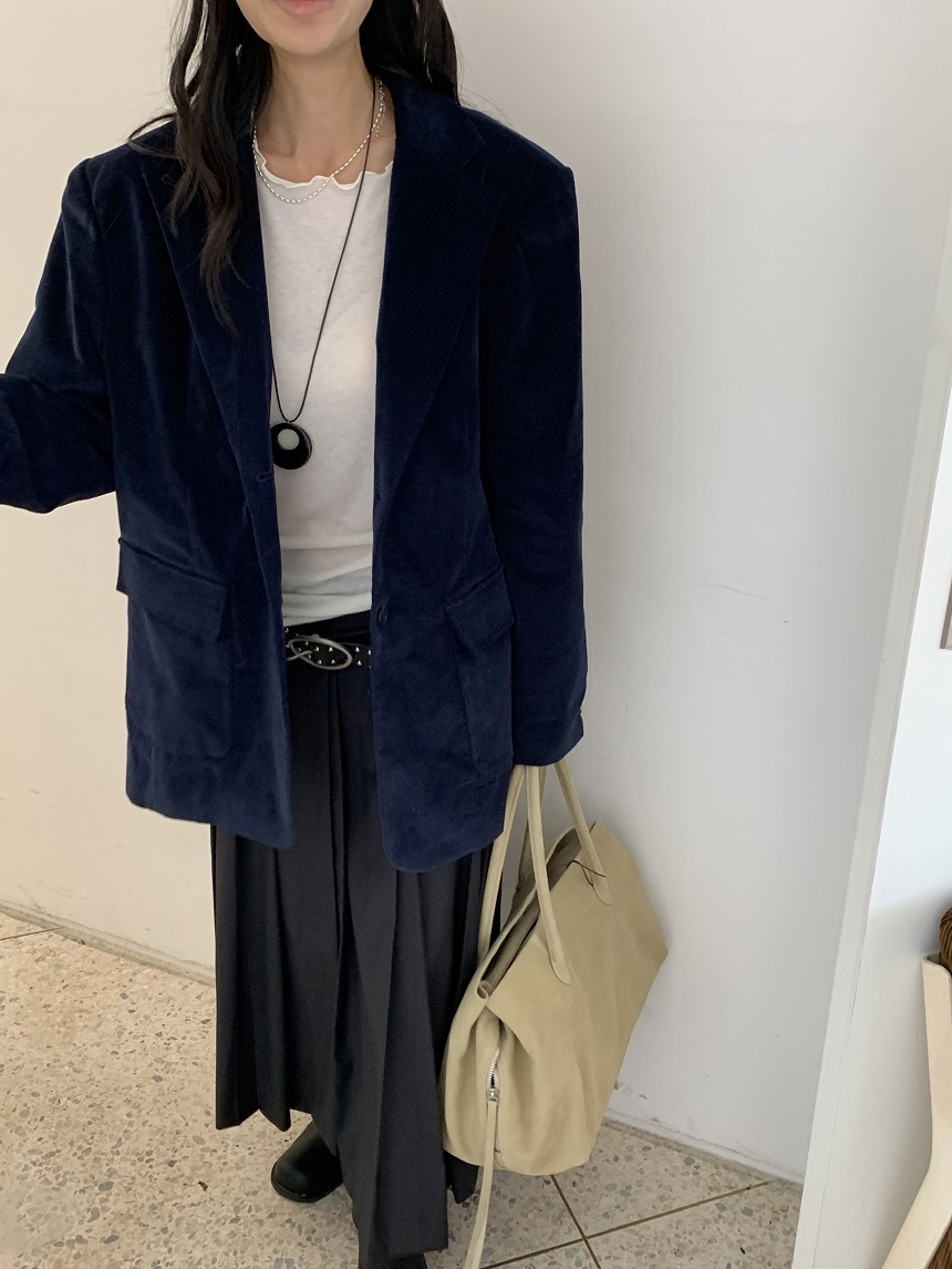 KYEM韓國代購女士新品人氣真品推薦熱賣休閑時尚夾克天鵝絨KYEM夾克