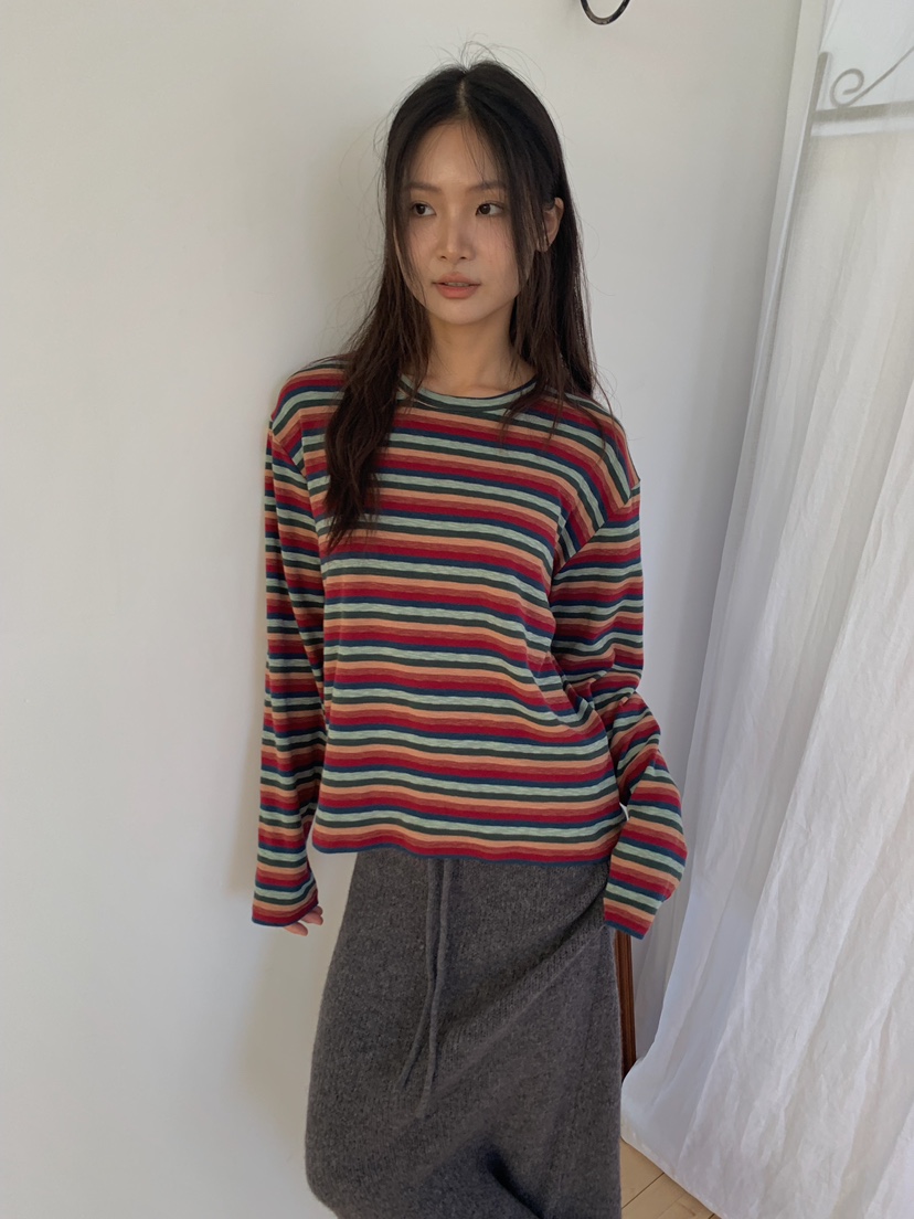 CAMEL-P東大門實拍女士新品時尚長袖T恤Came_l 家長袖T恤